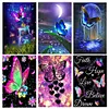 6Pack Butterfly-Full Round Diamond Painting(30x40cm)