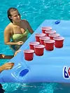 Inflatable Pong Floaty Summer Pool Party Decorations Floating Pong Table Float