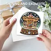 6pcs Diamond Painting Xmas Ball Greeting Cards Congratulations Cards & Gifts