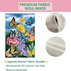 DIY Diamong Painting Double Sided Drills Garden Flags Outdoor Decor Holiday Garden Decorations Kit(Butterfly Flower)