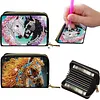2pcs Animal Pattern Diamond Painting Fashion Card Holder Compact Coin Purse