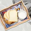 DIY Diamond Painting Wooden Tray Food Tray with Handle Living Room Decoration Donut Wooden Tray Kit