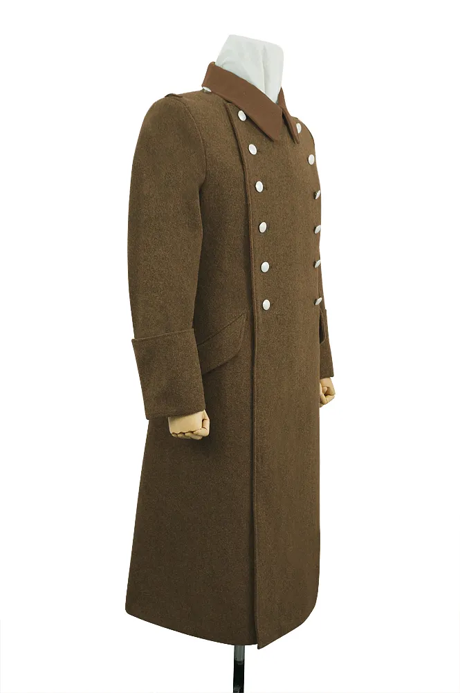   SA German Officer Brown Wool Greatcoat German-Uniform