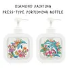 A Set of Two Multifunctional Diamond Painting Reusable Liquid Bottles DIY Special Shaped Drill Craft Kits