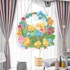 >SALE<5D Rabbit Basket Hanging Pendant With Light Strip DIY Acrylic Craft Gifts(YH317)