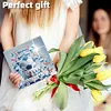 (US Local)6PCS DIY Diamond Art Greeting Cards Congratulations Cards & Gifts (Football)