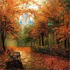 Diamond Painting-DIY Full Round Drill Autumn Maples