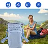 Crossbody Water Bottle Bag Adjustable Strap with Front Pocket for Hiking Camping