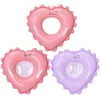 Heart Shape Baby Swim Ring Tube Leakproof Toddler Swimming Ring for Kids Toddles