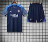 2025/2026 Psg Paris Pre-Match Training Dark Blue Shirt+Shorts 1:1 Thai Quality