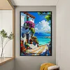 Seaside Town-11CT Stamped Cross Stitch 40*60cm/15.75*23.62in (Big Size)