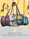 2Pcs Sports Ball Bag Large Capacity Football Mesh Bag for Sporting Accessories