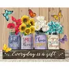 Everyday Is A Gift Flower Quotes - Full Round Diamond Painting