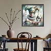 Diamond Painting-5D Full Round Drill Clown(40*40 CM)
