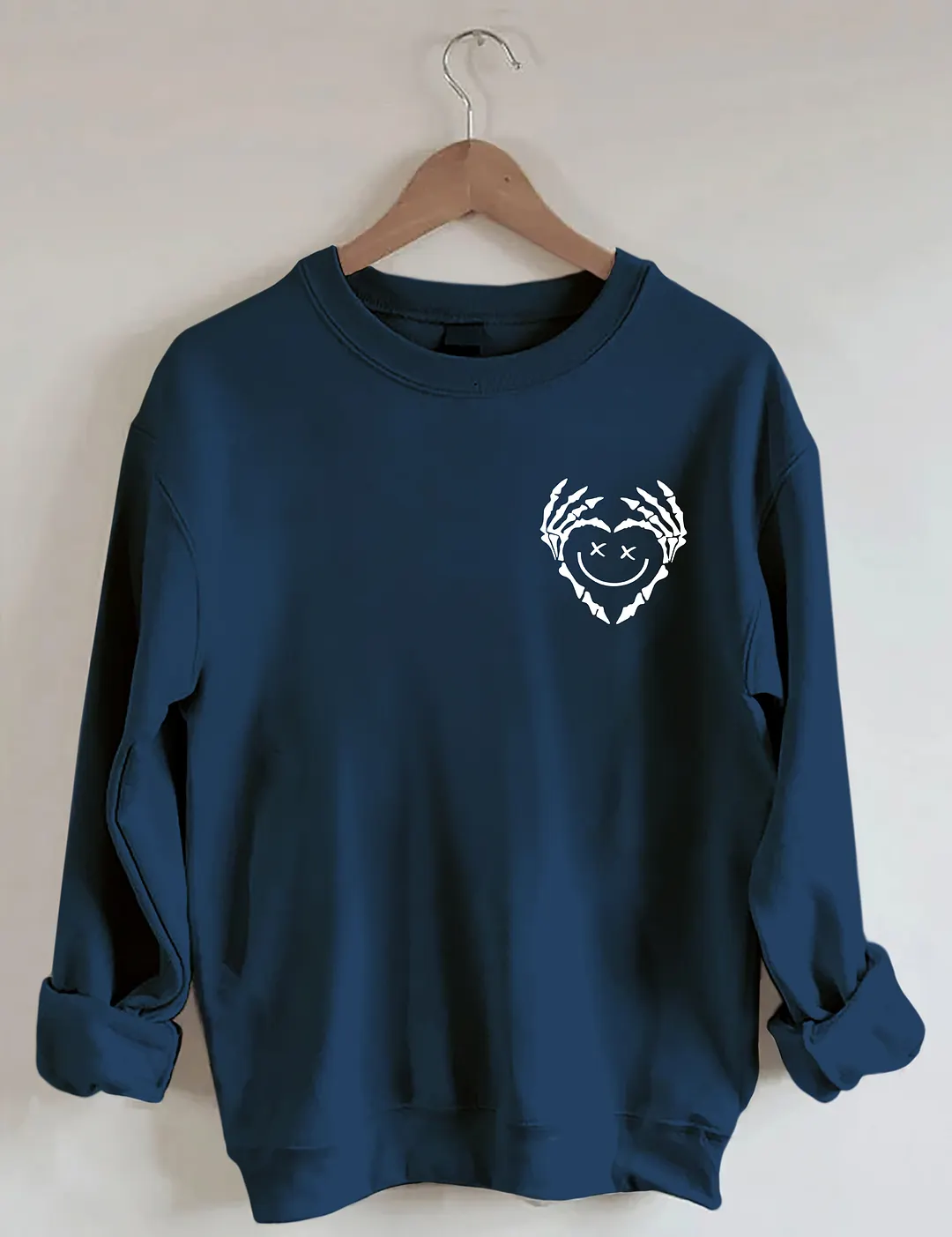 Stay Positive With Skeleton Sweatshirt