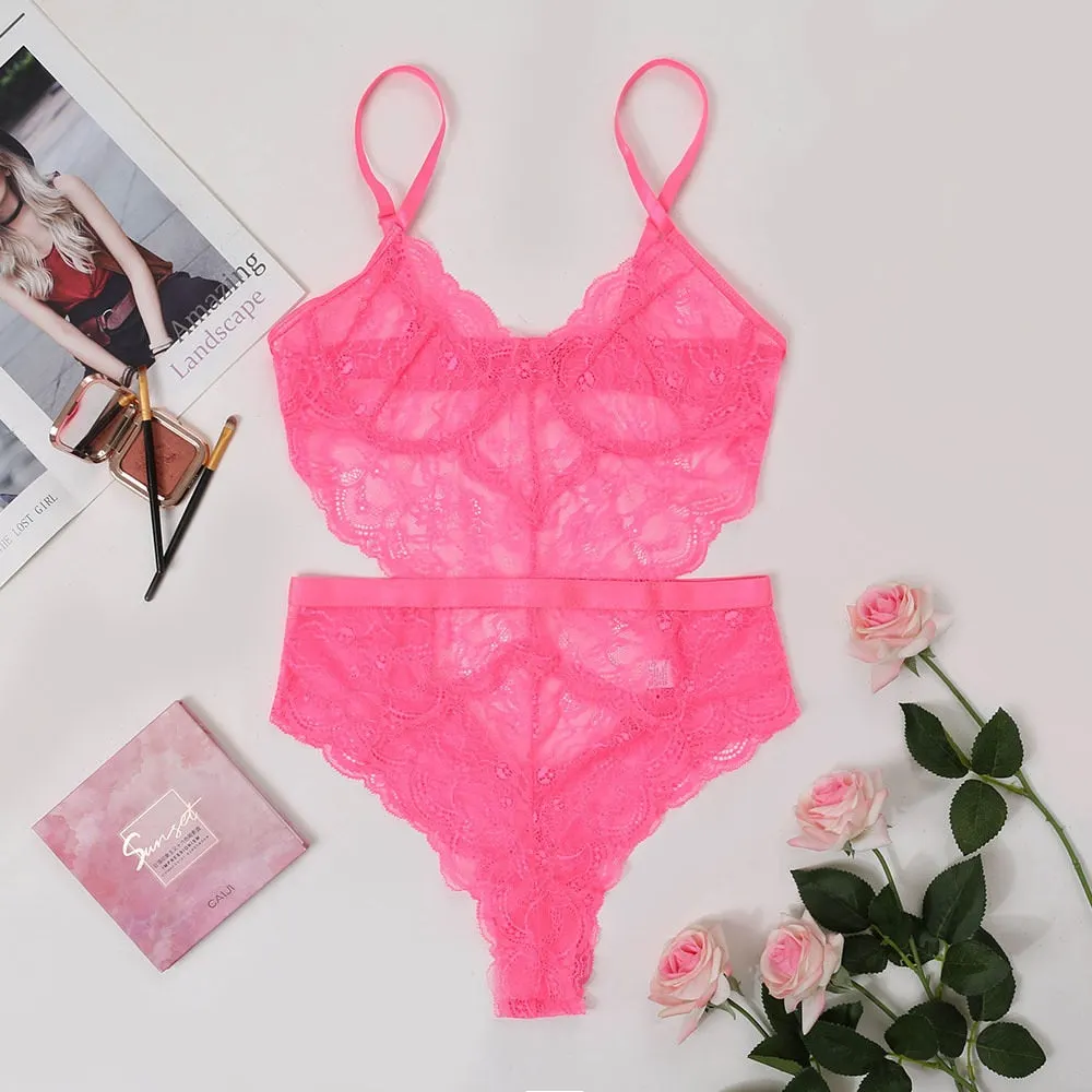 Ellolace Bodysuit Women Lace Sexy Body for Women Backless Overalls For Women Catsuit Women's Body Sexy Rompers Body Suit