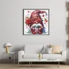 Rose Gnome - 11CT Stamped Cross Stitch - 45*45cm