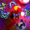 6Pcs Butterfly DIY Diamond Painting Butterfly Decorative Stickers Set with Light Kit