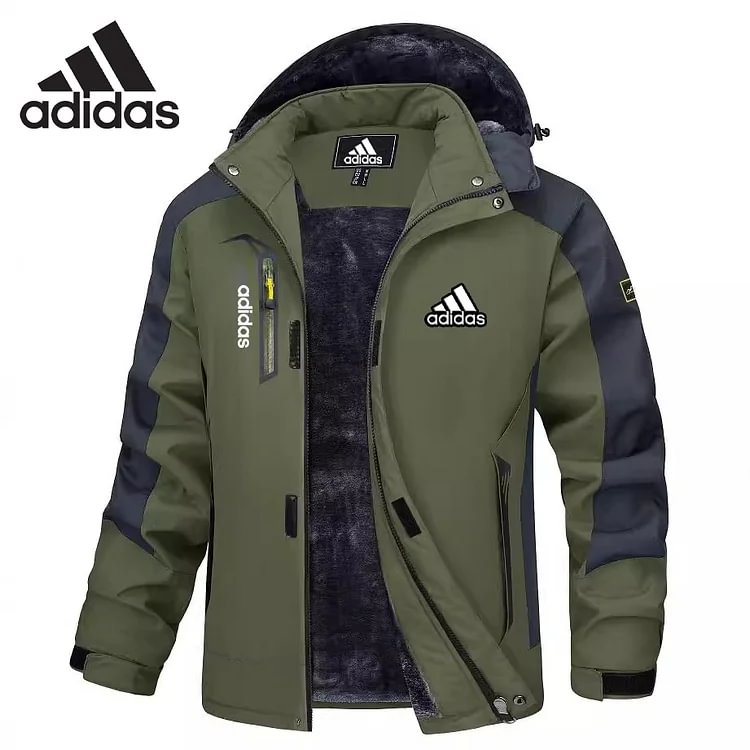Kurtka zimowa marki Adidas z kapturem