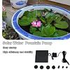 1.2W Solar Water Fountain Pump 180L/H with 6 Nozzles for Water Feature Outdoor