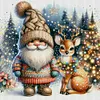 Goblin And Fawn-11CT Stamped Cross Stitch 45*45cm/17.72*17.72in