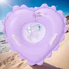 Heart Shape Baby Swim Ring Tube Leakproof Toddler Swimming Ring for Kids Toddles