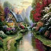 Village View - Full Round Diamond Painting
