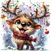Diamond Painting-DIY Full Round Drill Christmas Elk