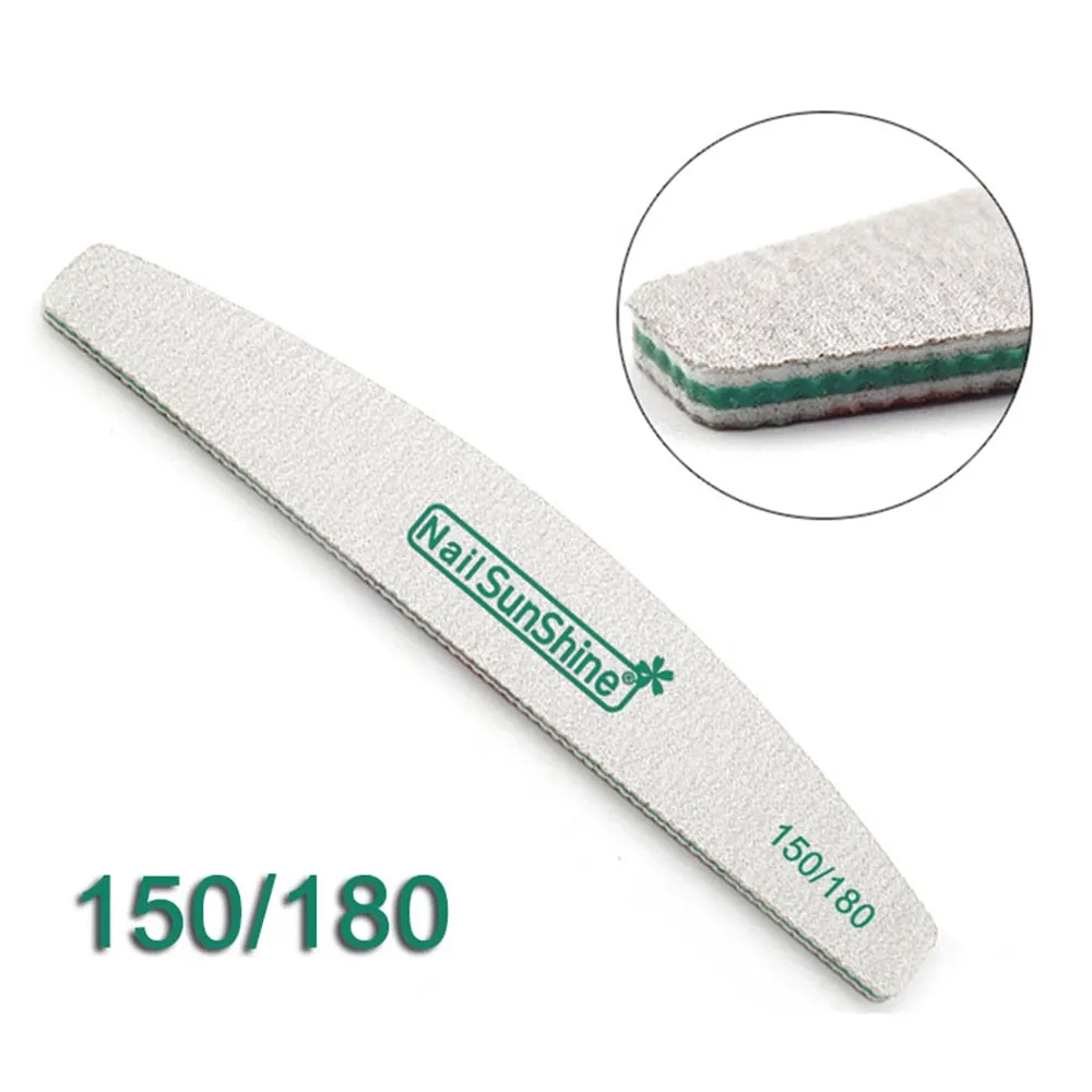 1Pcs Hot sale Wooden Nail Files Sanding Buffer Double Sided Nail Care Portable Professional Pedicure Manicure Beauty Tool