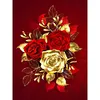 Rose - 11CT Stamped Cross Stitch -40x58cm/15.75*22.83in