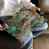 Peacock-11CT DIY Stamped Cross Stitch Shopping Bag 40*40cm/15.75*15.75in