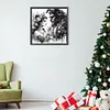 (US Local)Beauty 5D DIY Full Drill Round Big Size Diamond Painting Kit for Home Wall Decor 40x40cm 