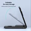 VoltAxis Foldable Zinc Alloy Metal 3-in-1 Magnetic 15W Wireless Charger Portable Fast Charger with Retractable Cable