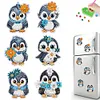 6Pcs Penguin Diamond Painting Fridge Magnet Diamond Art Magnets Decals Kit