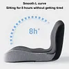 Memory Foam L-Shaped Integrated Seat Cushion with Lumbar Support Sitting Pillow