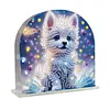 Acrylic Puppy Diamond Painting Napkin Rack Diamond Art Paper Towel Holder