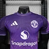 2025/2026 Player Version Manchester United Special Edition White Purple Football Shirt 1:1 Thai Quality