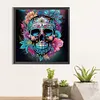 Diamond Painting-DIY Crystal Rhinestone Skull