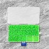 900pcs Luminous Fishing Beads Oval Plastic Glow Fishing Beads Fishing Line Beads