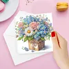 8Pcs Butterfly Diamond Painting Greeting Card Diamond Drawing Card for Friends