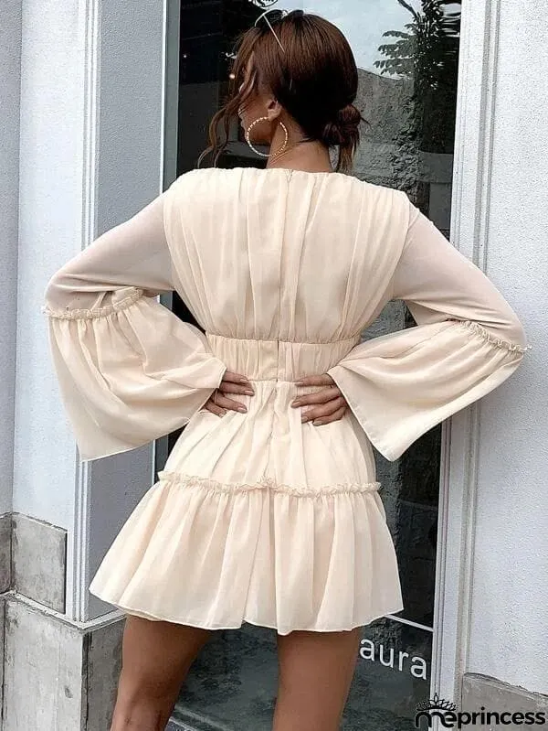 Ruffle HemLoose Casual Dress M0206