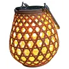 Solar Lantern Outdoor Hanging Lantern Light IP44 Waterproof with Handle for Yard