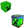 Minecraft Torch Lamp Rechargeable Torch Diamond Mining Lamp Color Changing Bottle LED Night Light, USB Rechargeable, Handheld or Wall Mounted Lighting Toy Gift for Costume Cosplay