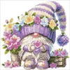 (US Local)Gnome - 9CT Partial Beaded Cross Stitch Kit(40x39cm)