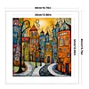 (US Local)Houses-14CT Counted Cross Stitch Kit(40x40cm)