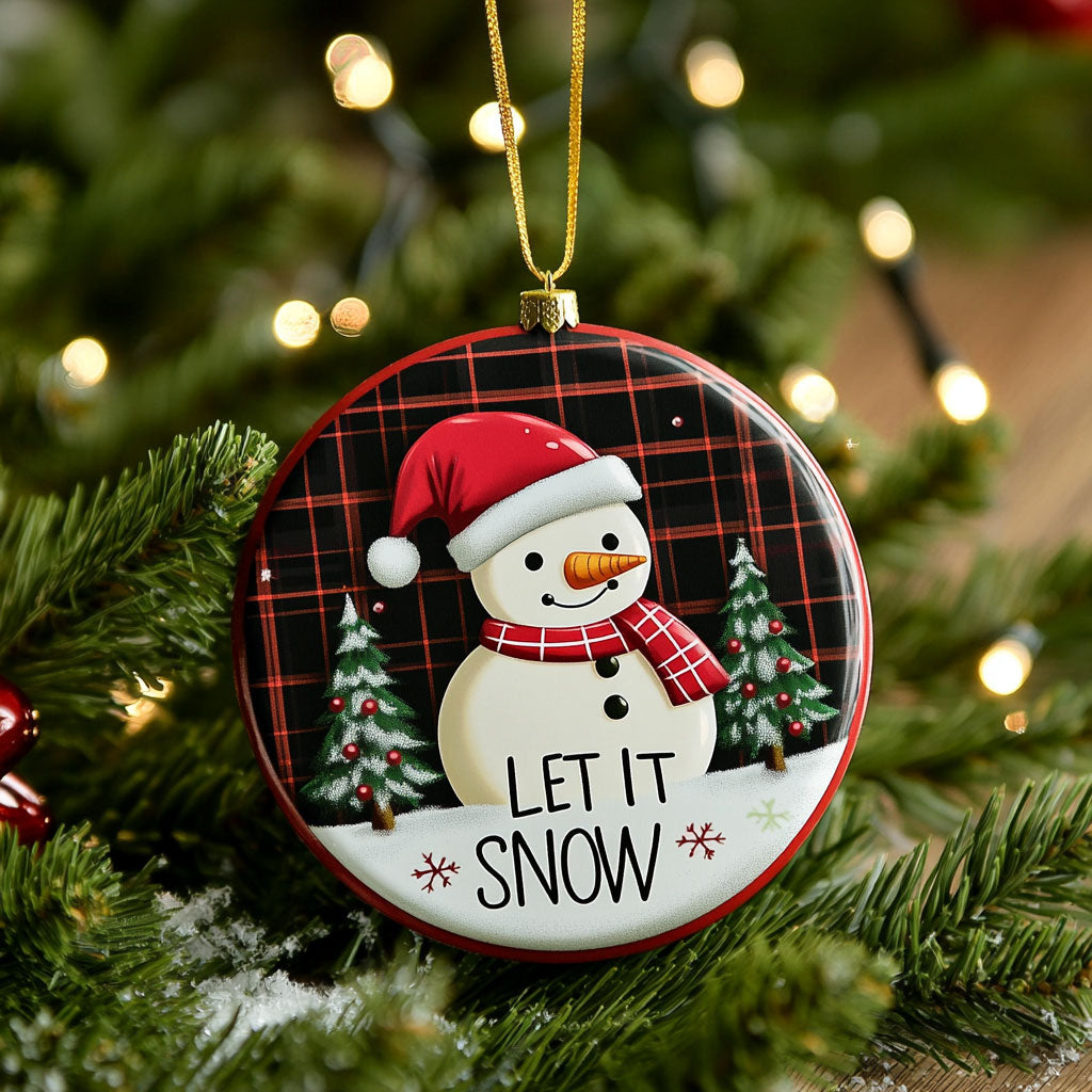 Christmas Snowman Star WN1510019CL Personalized Christmas Ornament