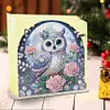 Acrylic Owl Diamond Painting Napkin Rack Diamond Painting Paper Towel Holder