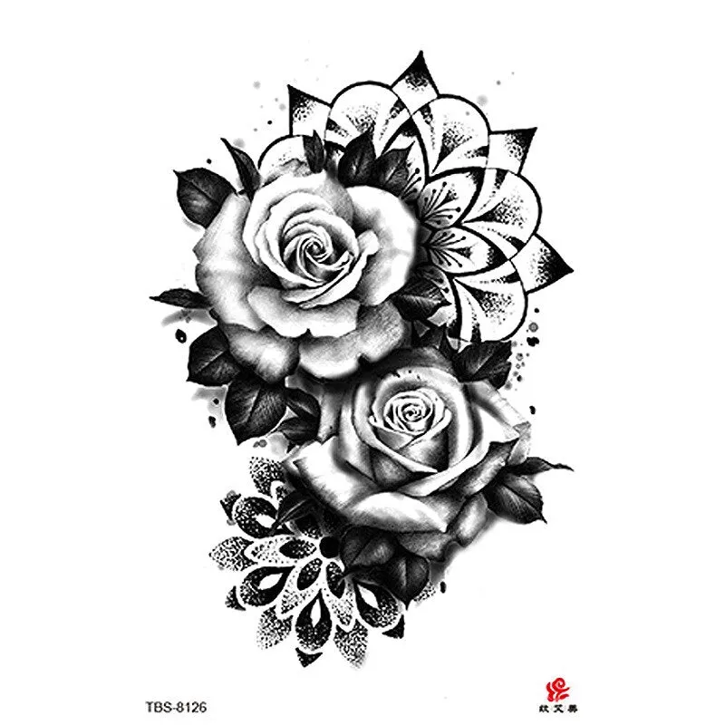 Tattoo Sticker Totem Symbol Temporary Sleeve Tattoo Waterproof Sexy Body Art Fashion