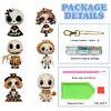 6pcs DIY Diamond Art Keychains Halloween Scary Doll Kits