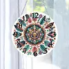 Diamond Painting Mandala Hanging Clock Pendant Kit for Decoration